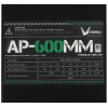 Блок питания Aerocool / Formula ATX 600W AP-600ММ 80 PLUS WHITE (20+4pin) APFC 120мм fan 6xSATA RTL