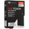 Внешний HDD 2.5" Seagate One Touch, 1TB, USB 3.2 Gen 1 Type-A, 5400 rpm, черный