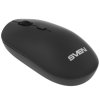 Мышь беспроводная SVEN RX-222W черный, 1800 dpi, радиоканал, Bluetooth, USB, кнопки - 4