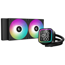 Система жидкостного охлаждения DEEPCOOL LD360 WH белый, 120 мм, алюминий/медь, 2400 об/мин, 38.71 дБ, 3 pin, 300 Вт