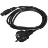 Кабель питания для ноутбуков Telecom 1.8m, 3-pin, с заземлением, 220V (Европейский стандарт)