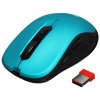 Мышь беспроводная Defender Gassa MM-105 бирюзовый, 1600 dpi, радиоканал, USB, кнопки - 6