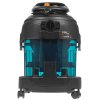 Строительный пылесос Bort BSS-1415-Aqua черный/синий, 200/1400 Вт, уборка сухая/влажная, пылесборник мешок/контейнер, 15 л