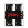 Оперативная память Kingston Fury Beast, DDR4, 32Gb (2x16Gb), 3200MHz, CL16, DIMM, с радиатором, RGb, черный