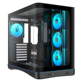 Корпус SAMA V62S, Midi-Tower, чёрный, 4 x 120 мм