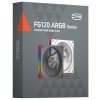 Вентилятор для корпуса Case Cooler PCCooler FG120 ARGb BK (120x120x25мм, 4-pin PWM, ARGb, 54CFM, 28.4dBA, 1800RPM, черный)