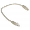 Патч-корд UTP Cablexpert PP6U-0.25M/BK cat.6, 0.25м, литой, многожильный, черный