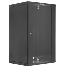 Шкаф телекоммуникационный настенный разборный 6U (600 x 650) дверь стекло