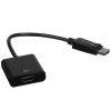 Переходник GoPower DisplayPort (m)-HDMI (f) ver.1.4 черный Premium Zip-Lock c подвесом (1/200)