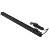 Блок розеток вертикальный ExeGate ServerPro PDU-V201 Al-20S-EU3-1P (19", 1U, Алюминий,20 Schuko, кабель с евровилкой VDE-250V-16A-3*2.5мм2, 3 метра, автомат защиты, черный, RTL)