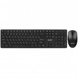 Комплект клавиатура+мышь Philips SPT6337 беспроводной, USB, 1600 DPI, чёрный