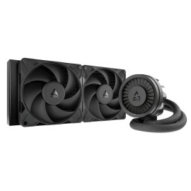 Система жидкостного охлаждения Water Cooling System Geometric Future Eskimo Pro 360 (240W, 360мм, ARGb, белый/ Fans: 3x120мм, 80.81CFM, 34.2dBA, 2000RPM/ Pump height 54мм, 3200RPM, Rad thickness 27мм/ S: 1851, 1700, 1200, 115X, 2011, 2066, AM5, AM4)