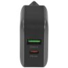 Сетевое зарядное устройство 1USB+1Type-C 3.0A PD 20W+QC3.0 быстрая зарядка для Type-C Type-C Borofone BAS54A (Black)