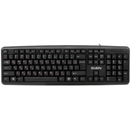 Клавиатура проводная Sven KB-S305 черная USB