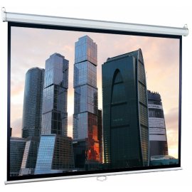 Экран Cactus 124.5x221см Motoscreen CS-PSM-124x221 16:9 настенно-потолочный рулонный белый (моторизованный привод)