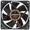 Вентилятор для корпуса ExeGate EX08025SM черный, 80 мм, 2200 об/мин, 22.5 дБ