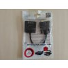 Переходник DVI-D-VGA Cablexpert A-DVID-VGAF-01, 25M/15F, длина кабеля 0,2м, черный, пакет