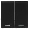 Акустическая система Defender SPK-240 2.0 черный (2x3 Вт, USB пит, раз. д. науш.)