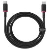 Baseus Dura Series Fast Charging Cable Type-C to Type-C 100W 1m Red+Black