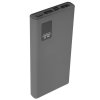 Портативный аккумулятор OLMIO QR-10, 10000mAh, 22.5W, QuickCharge3.0/PowerDelivery, LCD, серый