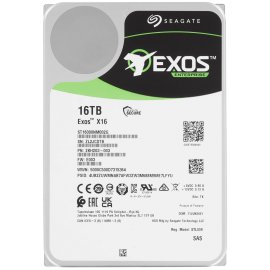 Жесткий диск Seagate 16Tb, ST16000NM002G, SAS Exos X16, 7200 rpm, 256Mb buffer