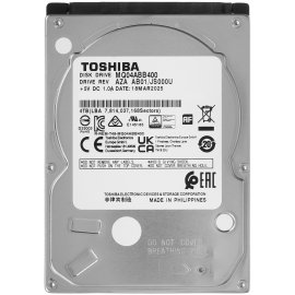 Жесткий диск HDD Toshiba SATA 4TB 2.5" 6.0 Gbit/s 5400 rpm 128Mb 1 year warranty (replacement ST4000LM024)