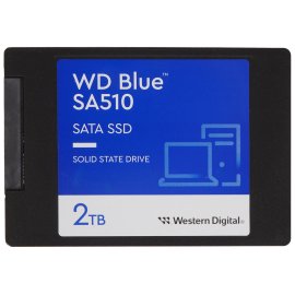 Накопитель SSD WD 2Tb Blue Client SATA 2.5" 6Gb/s, 560/530, IOPS 95/84K, MTBF 1,75M, 3D NAND TLC, 500TBW, Retail (856315)