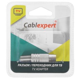 Переходник Cablexpert APL-TVFTVF-01, TV (мама) / TV (мама), блистер