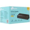 Коммутатор 8 ports Giga Unmanaged switch, 8 10/100/1000Mbps RJ-45 ports, plastic shell, desktop and wall mountable