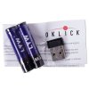 Мышь беспроводная Oklick 495MW черный/золотистый, 1600 dpi, радиоканал, USB, кнопки - 6