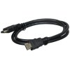 Кабель Bion HDMI v2.1, 19M/19M, 3D, 8K UHD, экран, ферритовые кольца, 1м, черный BXP-HDMI21-010