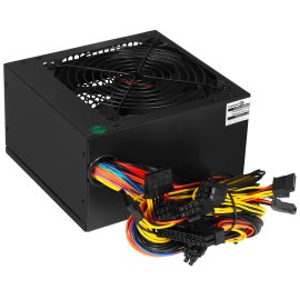 Блок питания Powercase PW600 (80 Plus, ATX 2.31, 600W, APFC, DC-DC, 120мм Fan) / PS-600W-DC