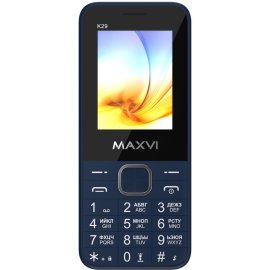 Мобильный телефон Maxvi E11 синий/серебристый