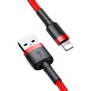 Baseus cafule Cable USB For iP 2A 3m Red+Red, CALKLF-R09