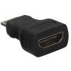 Переходник GoPower HDMI (f)-miniHDMI (m) ver.1.4 черный Premium Zip-Lock c подвесом (1/500)