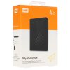 Внешний HDD 2.5" Western Digital My Passport, 4TB, USB 3.2 Gen 1 Type-A, 5400 rpm, черный