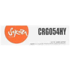 Картридж Sakura CRG054HY для Canon i-SENSYS LBP 621Cw/623Cdw, MF 641Cw/643Cdw/645Cx, желтый, 2300 к.