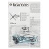 Кронштейн для телевизора Kromax CORBEL-9, 32"-75", макс. 55кг, настенный, поворот и наклон