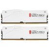 Оперативная память Kingston Fury Beast, DDR5, 32Gb (2x16GB), 5600MHz, CL36, DIMM, радиатор, RGB, белый