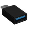 Переходник USB3.0 Гарнизон GCC-A-USB3-CMAF, Type-C(M)/AF, с поддержкой OTG, черный, пакет