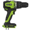 Дрель-шуруповерт аккумуляторная GREENWORKS GD24DD140, Аккумуляторная, 24В, Без АКБ и ЗУ