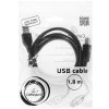 Кабель Gembird CCP-USB2-AMBM-6 USB 2.0 кабель PRO для соед. 1.8м AM/BM позол. контакты, пакет