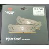 Оперативная память Patriot Viper Steel, DDR4, 32GB (2x16 GB), 3200 MHz, CL16, DIMM, радиатор, черный