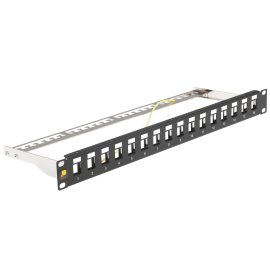 Патч-панель наборная Lanmaster LAN-PPN16OK-STP 19" 1U 16x FTP