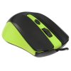 Мышь проводная Smartbuy ONE 352 зелено-черная SBM-352-GK