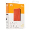 Внешний HDD 2.5" Western Digital My Passport, 5TB, USB 3.2 Gen 1 Type-A, 5400 rpm, красный/черный