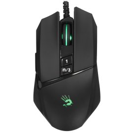 Мышь проводная A4Tech Bloody W65 Max Mini черный, 12000 dpi, USB, кнопки - 9