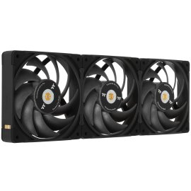 Комплект вентиляторов для корпуса Thermaltake TOUGHFAN EX12 Pro (3 шт.) черный, 120 мм, 2000 об/мин, 29.8 дБ, 4 pin