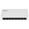 Гигабитный 8-портовый неуправляемый коммутатор Dahua DH-PFS3008-8GT-L, 8xRJ45 1Gb, коммутаця 16 Gbит/с, MAC-таблица 2K, пластик