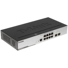 Коммутатор 8 ports Giga Unmanaged switch, 8 10/100/1000Mbps RJ-45 ports, plastic shell, desktop and wall mountable
